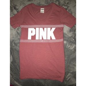 PINK V-Neck Tee